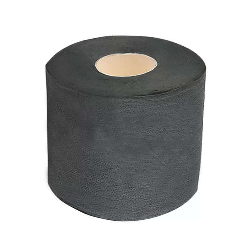 Black toilet paper