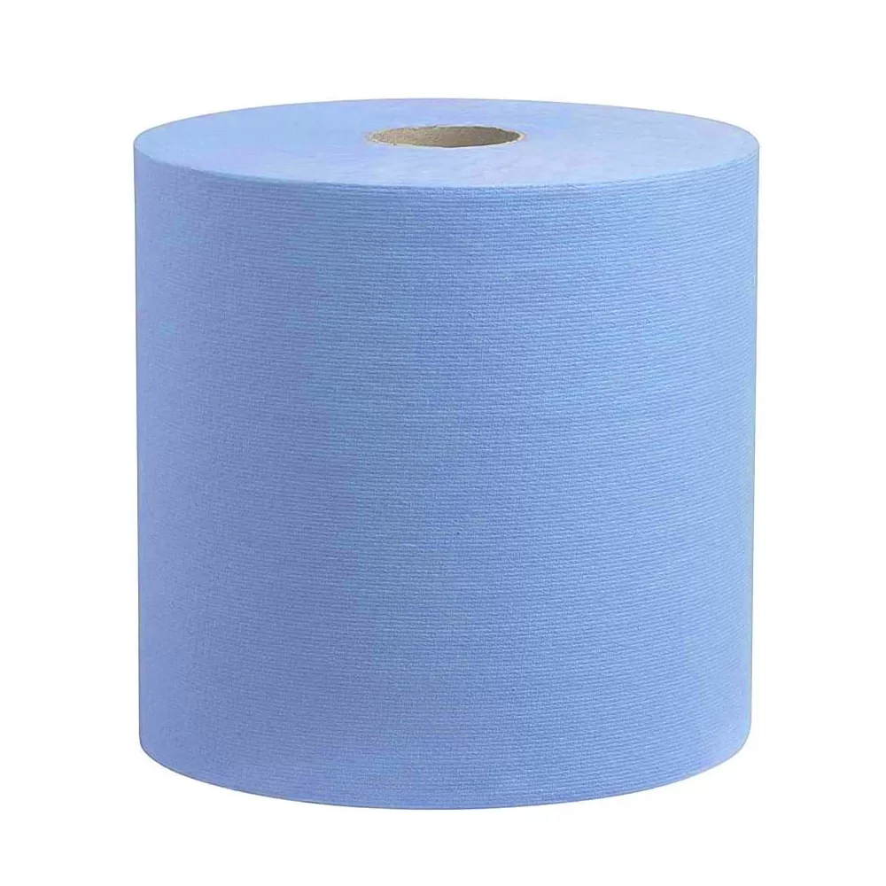 blue roll towel paper