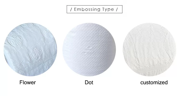 toilet paper embossing type