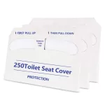 2 Folded Toilet Paper Seat Cover