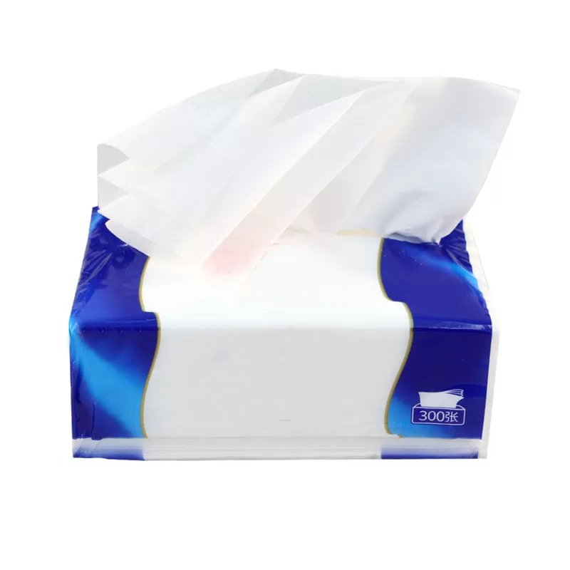 Soft pack facial tissue