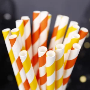 Yellow Paper Straw