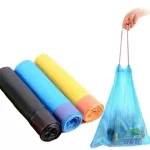 colored drawstring trash bags
