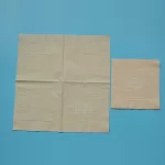 unbleached bamboo cocktail napkin